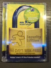 AOL 9.0 Security Edition CD -  Factory Sealed picture