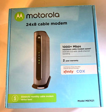 Motorola MB7621 24x8 DOCSIS 3.0 Cable Modem 1000 Mbps MB7621 New/Sealed picture