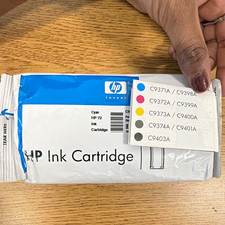 HP 72 Genuine/Original Cyan Inkjet Ink Cartridge C9371A For DesignJet picture