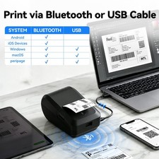 The portable wireless label printer is suitable for offices, homes, and schools. picture