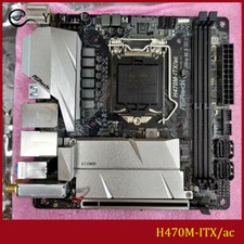 FOR ASROCK H470M-ITX/ac DDR4 64GB LGA1200 HDMI DisplayPort Mini-ITX Motherboard picture