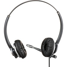 Poly HW720 EncorePro Stereo Headset QD Wired Boom Mic Black 805H6AA 78714-101 picture