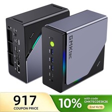 GMKtec Gaming Mini PC AMD Ryzen 7 Radeon 780M 32GB RAM 1TB SSD Desktop Computer picture