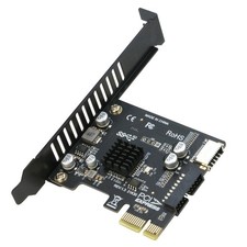 PCIe to 20Pin + Type-E Internal Card Adapter, USB 3.0 & USB-C Front Panel Header picture