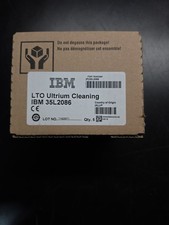 (LOT OF 5) IBM Ultrium LTO Universal Cleaning Cartridge Tape 35L2086 New picture