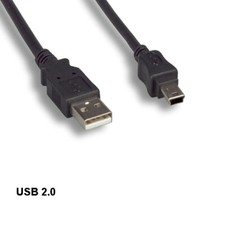 10x 10ft USB 2.0 Type A to Mini B 5Pin Cable for PS3 Controller Camera PDA MP3 picture