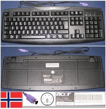Qwerty Keyboard No Norwegian Acer SK-1688 KB.6880B.064, KB6880B064 Port PS/2 picture