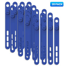 Silicone Cable Ties Assorted Color Reusable Heavy Duty Cable Organizer Managemen picture