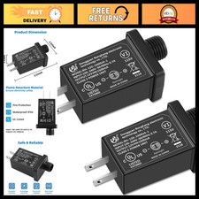 2Pack Inflatable Adapter 1.5A Transformer US Plug for Holiday Yard Decor, Class picture