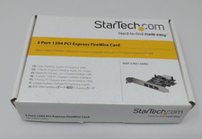 StarTech.com 3-Port 1394 PCI Express FireWire Card - PEX1394B3 - In box w Manual picture
