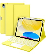 Harvopu Compatible for iPad 11th 10th Generation Case with Keyboard, Folio Cover picture
