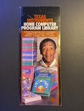 VTG Texas Instruments Bill Cosby Home Computer Program Library CL757A Brochure picture