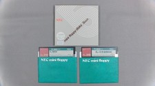 NEC PC-8801MH N88-BASIC Japanese BASIC 5-Inch Floppy Disk Set Untested picture