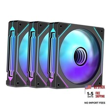 Prism4 Pro X3 120mm ARGB Reverse Case Fans,Infinity 4Pro_Reverse_3Pack Black picture