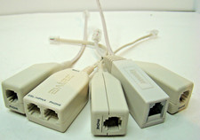 Lot of 5 2WIRE PACE GIGAWARE DSL Filter Splitter Telephone PC Internet Phone  picture
