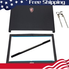 LCD Back Cover + Bezel + Hinges + Cover For MSI GL63 8RC 8RD 8RE 8SC 8SD 8SE US picture