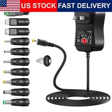Universal AC DC Adapter 36W Adjustable Power Supply 3V 4.5V 5V 6V 7.5V 9V 12V picture