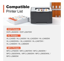 V4ink Compatible TN830XL Toner Cartridge Ink for Brother  Printer (2 Black) picture