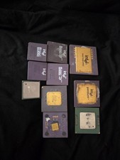 (LOT OF 10) INTEL CORE PROCESSORS FROM WORKING UNITS...NOT TESTED 24KT PINS💰 picture