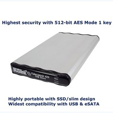 DSX-2TSDG2M1 2TB SSD USB 3.2 G2/eSATA Mode 1 Key CipherShield 512-bit AES $Sales picture