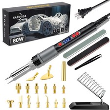 22-in-1 3D Printer Smoothing Tool Kit with Soldering Tips, 80W picture