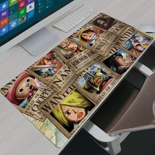 One Piece Anime XXL Gaming Mouse Pad Large Non Slip Rubber PC Keyboard Desk Mat picture