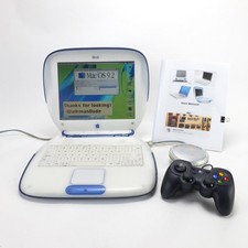 Apple iBook G3 Indigo Clamshell 366MHz Firewire 576MB RAM 128GB SSD picture