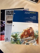 Atari 400 800 Home Computer System & Basic Reference - Star Raiders Manuals picture