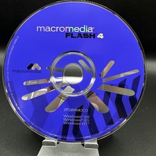 Macromedia Flash 4 CD Disc for Windows 98 95 NT ZFLWIN40CD picture