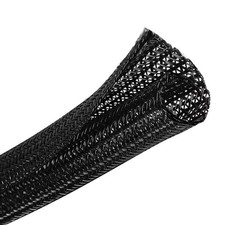 10ft 1/2 inch Cord Protector Wire Loom Tubing Cable Sleeve Split Sleeving for picture