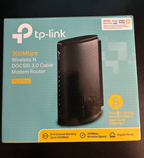 TP-LINK TC-W7960 DOCSIS 3.0 300Mbps Wireless N Cable Modem Router 4 LAN picture
