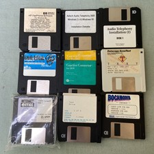 Software Lot 3.5” HP FaxPhone BocaModem Test Drive Internet Office Quicklink Coa picture