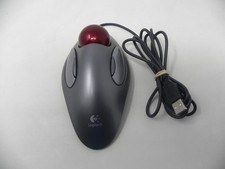 Logitech T-BC21 Trackman Trackball USB Mouse Marble Ball 810-000767  - Tested picture