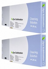 2 PREMIUM COMPATIBLE ROLAND WATER BASED CLEANING CARTRIDGE 220ML DYE SUBLIMATION picture