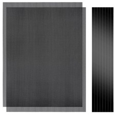 400x300mm DIY PC Case Dust Mesh Filter, 2Pack PVC Dustproof Filter black picture