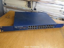 Netgear DS524 24-Port 10/100 Dual Speed Stack Network Switch INCL RACK MOUNTS picture