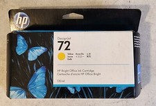 Genuine OEM original HP 72 C9373A Yellow DesignJet Printer Ink T770 T790 T795 picture