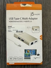 j5create JCA374 USB Type-C Multi-Adapter 4K HDMI Gigabit Ethernet Hub PD 2.0 picture