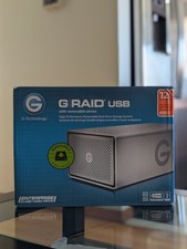 NEW G-Technology 12 TB (2x6TB) G-Raid USB Dual-Drive Storage System - 0G04077 picture