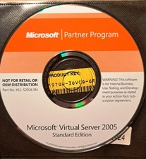 Microsoft Virtual Server 2005 Standard Edition Full Version w/ 3 Keys & License picture