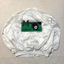 Vintage Nylon Jacket, Varsity Jacket, Billiard Jacket, Made In USA picture