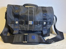 FUL Red Label Laptop Messenger Commuter Bag Padded Protective Business Blk/Blue picture