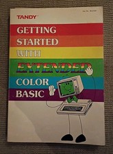 Radio Shack- Tandy Getting Started with Extended Color Basic Book 1984 Vintage  picture