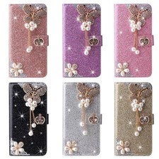 Crown Butterfly Wallet Cover Case for Oppo Find X9 X8 X5 Reno 12 14 15 13 A6X picture