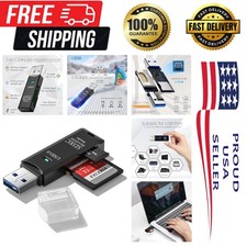 0 Micro SD Card Reader, 5Gbps 2-in-1 SD Card Reader to USB Adapter, Memory Ca... picture