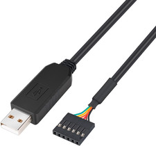 USB to TTL Serial 5V Adapter Cable with FTDI FT232RL Chip 6 Pin 0.1 Inch Pitch F picture