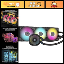 360mm RGB Liquid CPU Cooler AIO - Low Noise, Intel/AMD Compatible, 3x Fans, Rene picture
