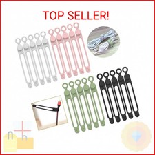 [20Park]UMUST Silicone Cable Ties,Reusable Cable Management Organizer, Multipurp picture