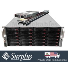 4U 36 Bay TRUNAS ZFS Storage Server SAS3 Xeon 28 Cores 128GB DDR4 2x PSU-SQ    X picture