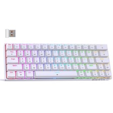 DK63 60% Wireless Mechanical Gaming Keyboard | Bluetooth/2.4G/Wired | RGB Bac... picture